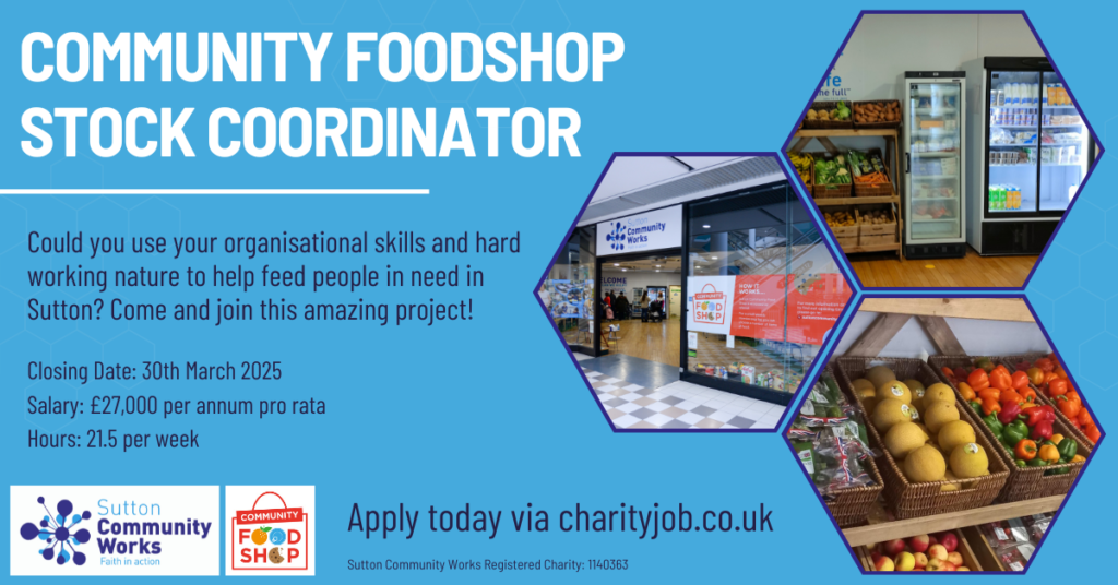 Foodshop Restocking Coordinator Advert