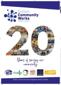 Front page of Sutton Community Works Impact Report 2025